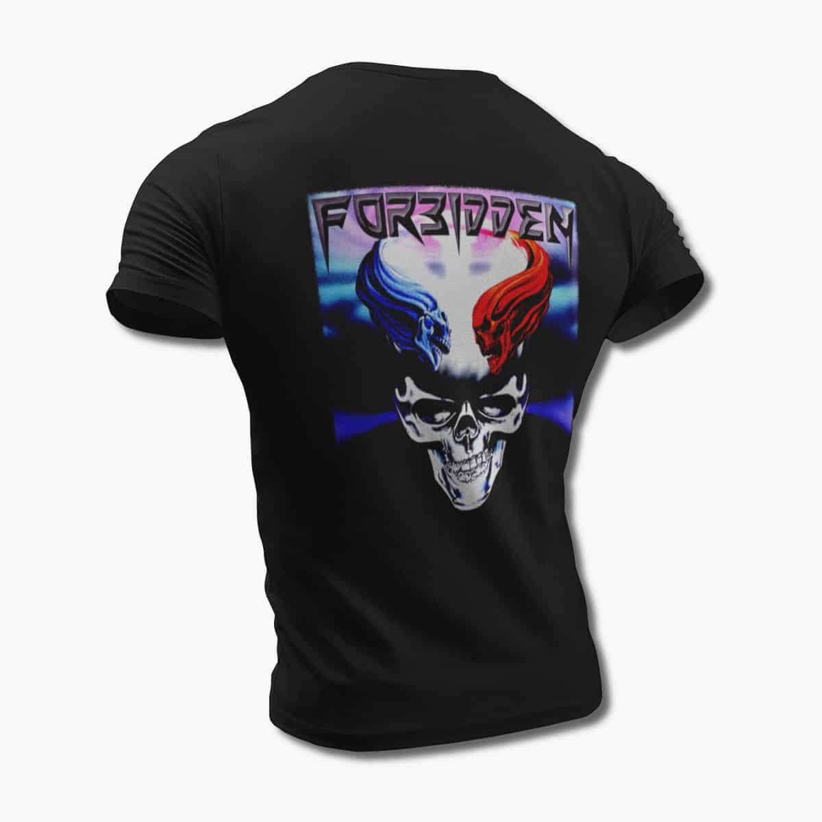 Forbidden Band T-Shirt, Forbidden Omega Wave Black Tee Shirt, Thrash Metal Merchandise