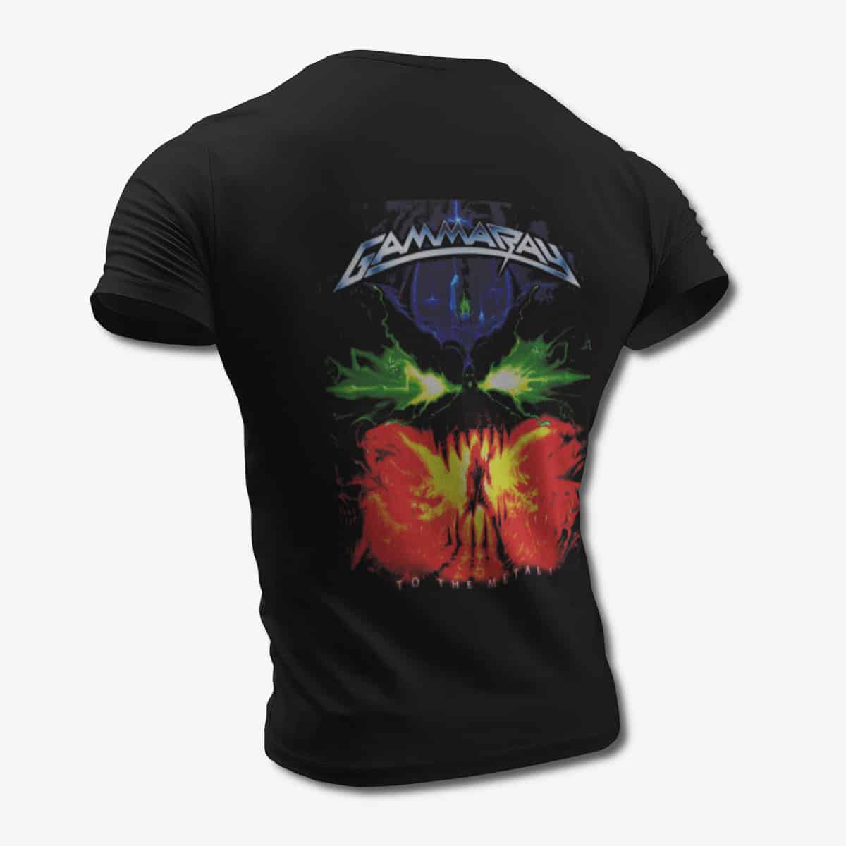 Gammaray T-Shirt, Gammaray To The Metal Black Tee Shirt, Power Metal Merchandise