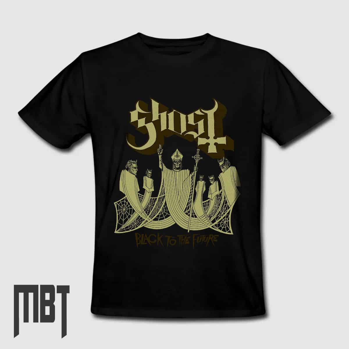 Ghost T-Shirt, Ghost Band North America Tee-Shirt, Metal Merch, Rock Merch