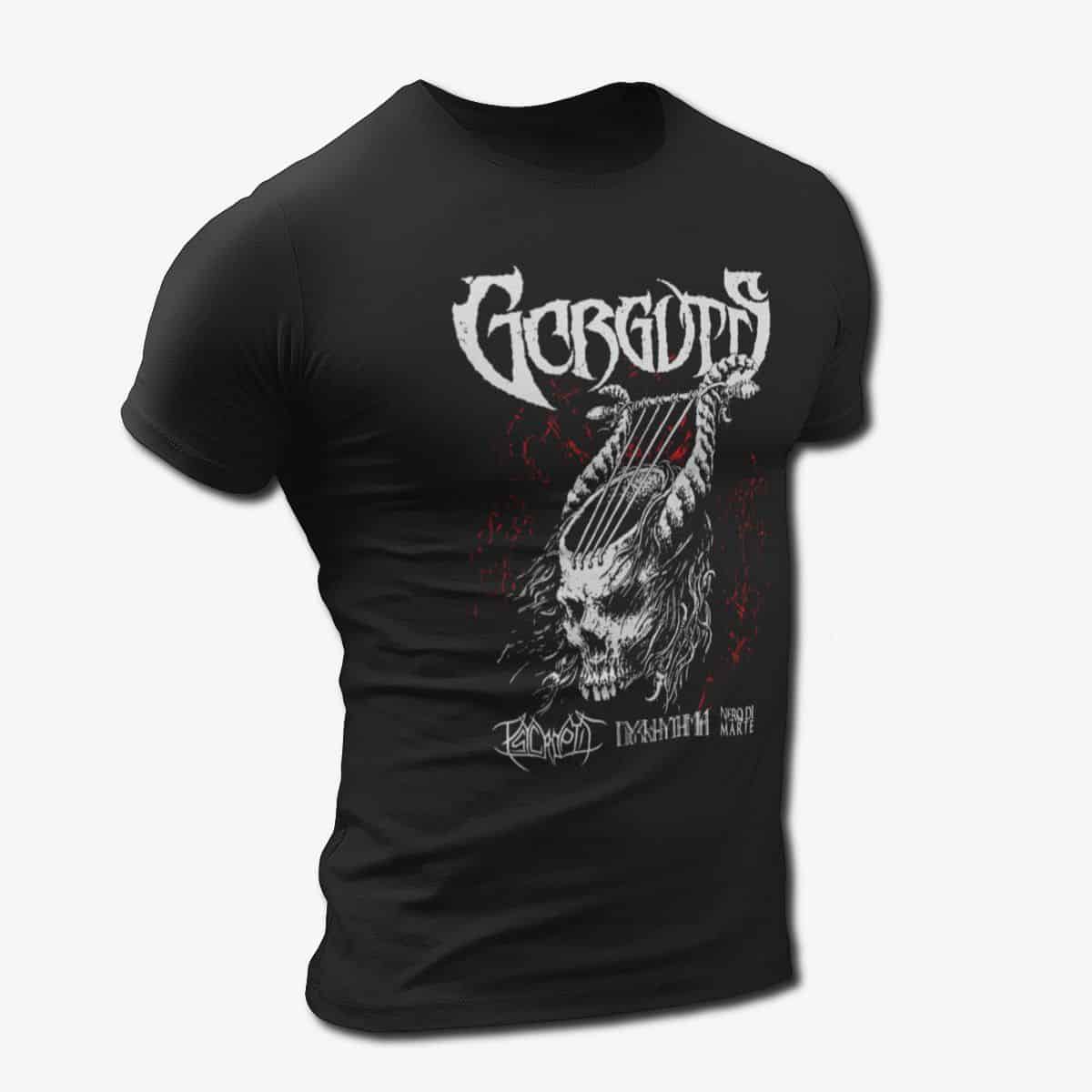 Gorguts Band T-Shirt, Gorguts Europe Tour Tee Shirt, Death Metal Merch