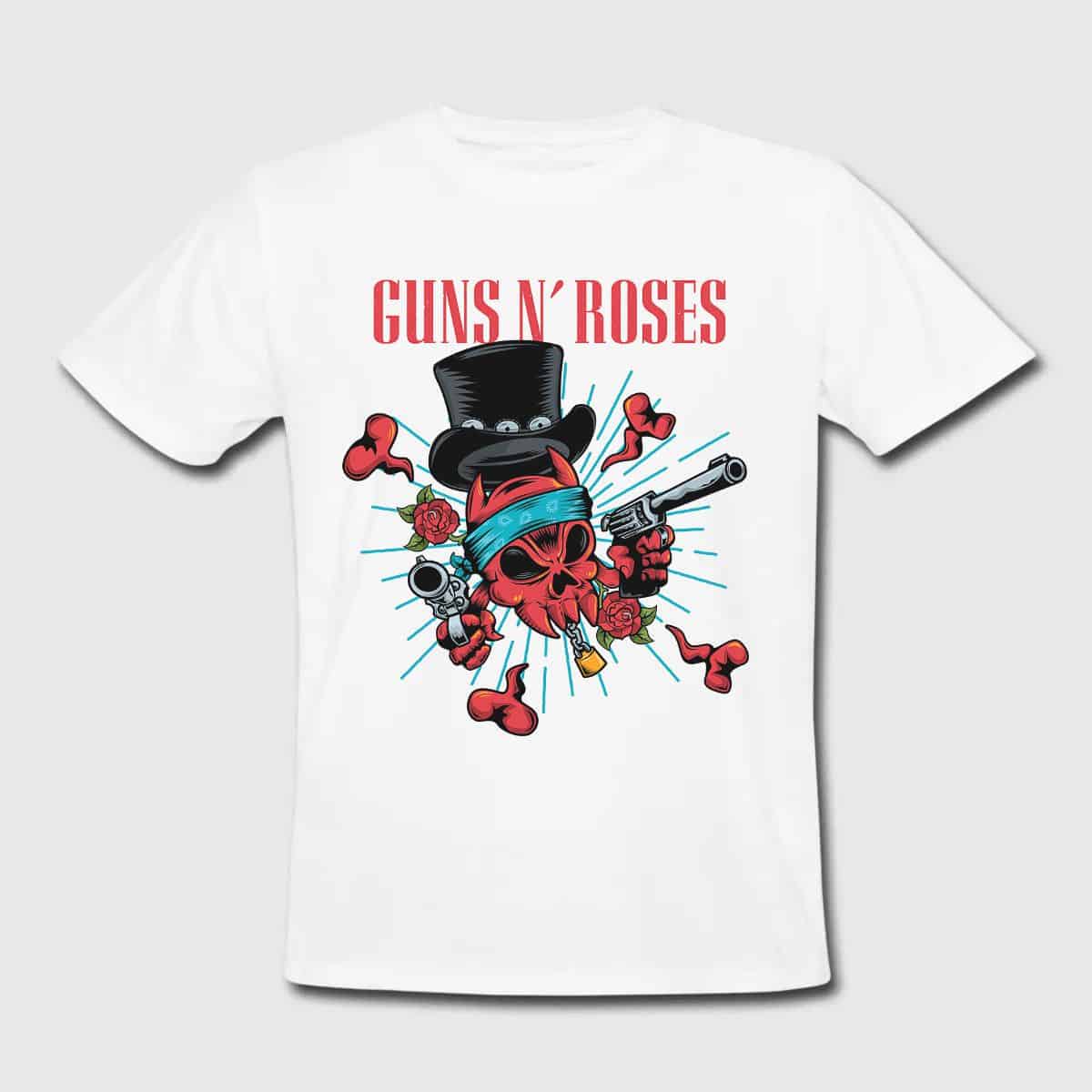 Guns n Roses T-Shirt, Hard Rock, Heavy Metal Merch