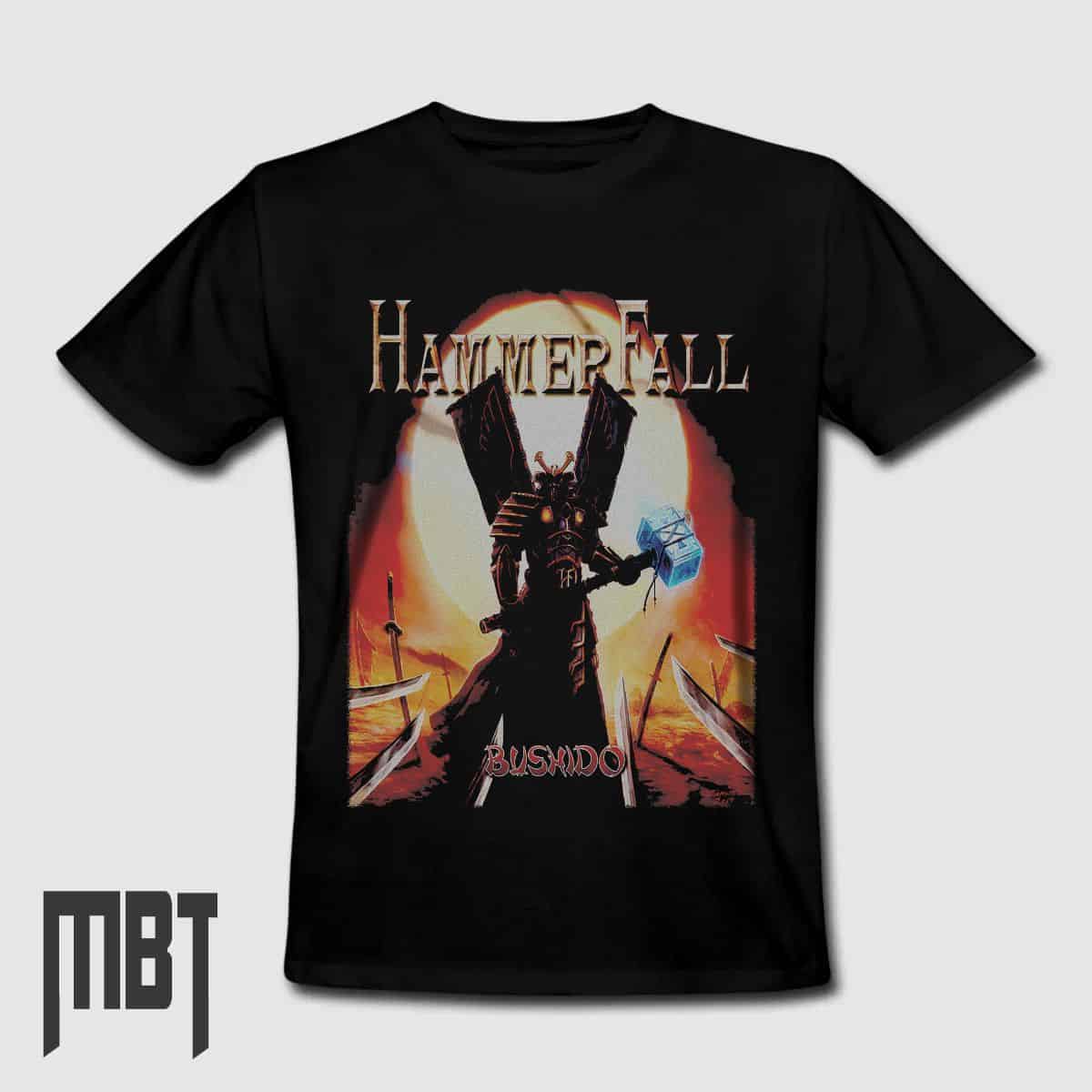 HammerFall Band T-Shirt, HammerFall Bushido Tee-Shirt