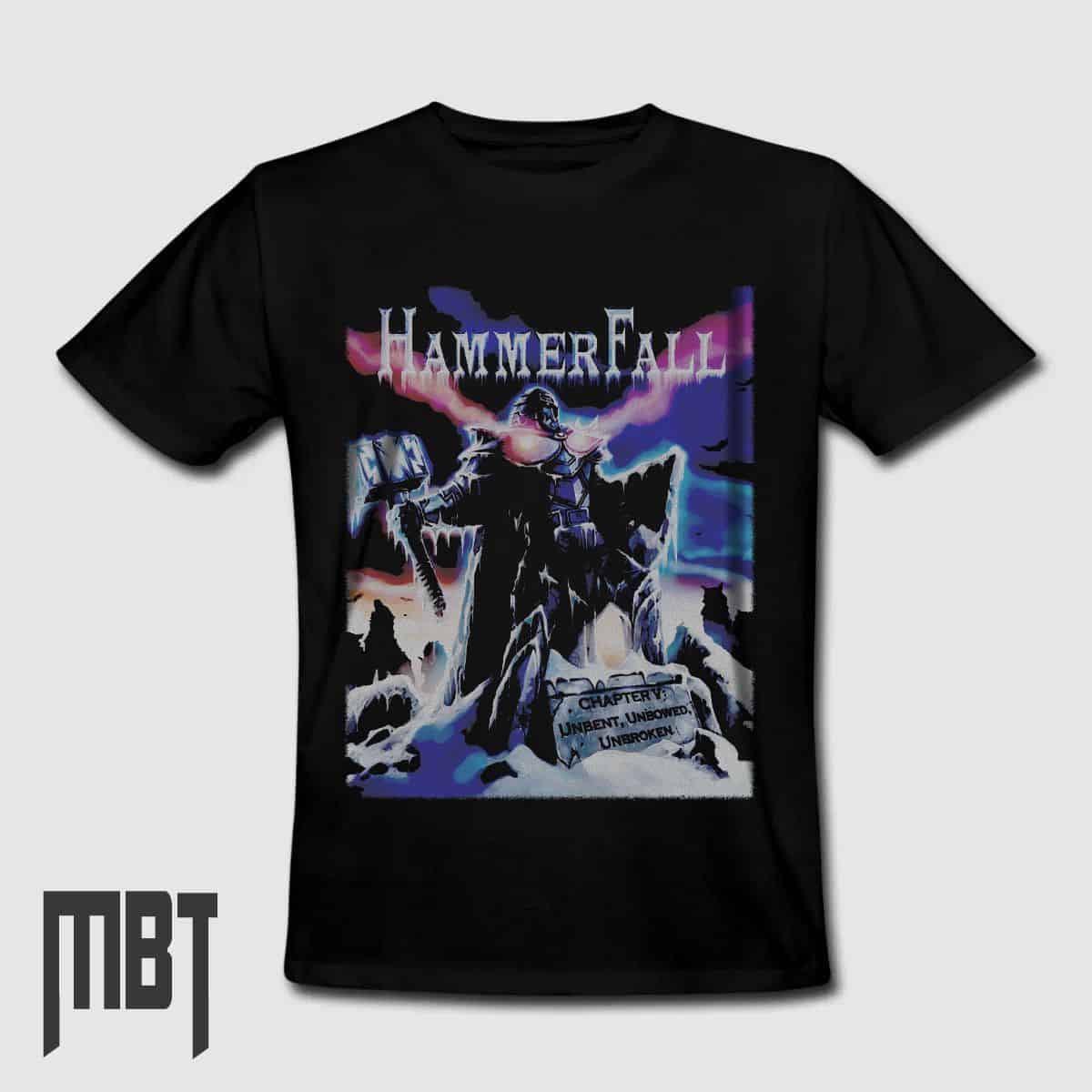 HammerFall Band T-Shirt, HammerFall Chapter V – Unbent Unbowed Unbroken Tee-Shirt