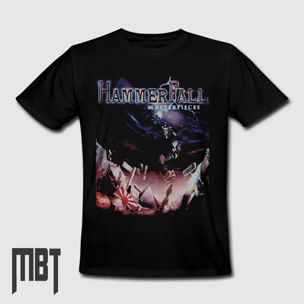 HammerFall Band T-Shirt, HammerFall Masterpieces Tee-Shirt