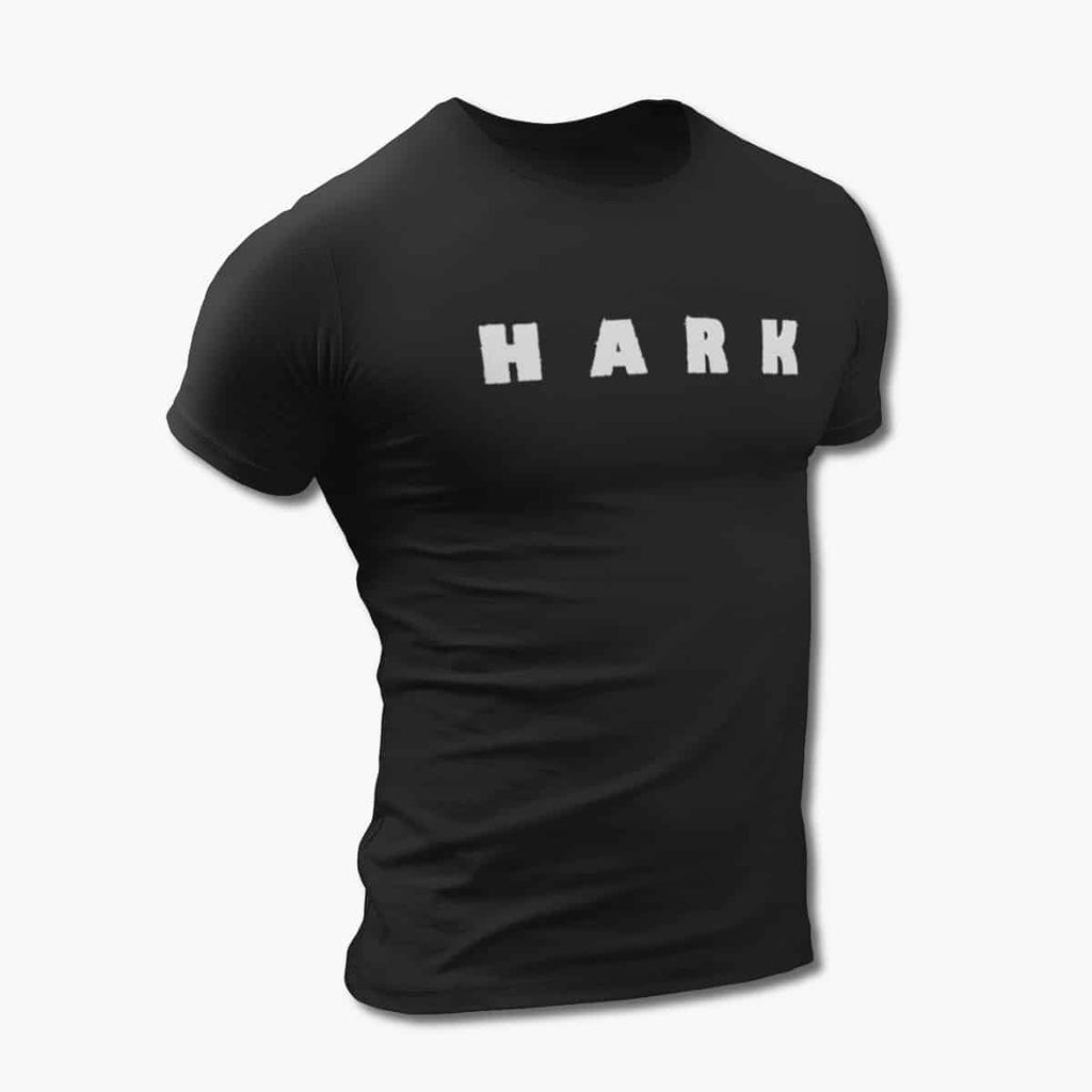 Hark T-Shirt, Hark Logo Black Tee Shirt, Stoner Metal Merchandise