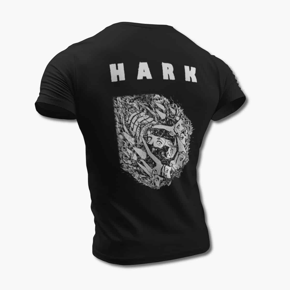 Hark T-Shirt, Hark Machinations Artwork Black Tee Shirt, Stoner Metal Merchandise
