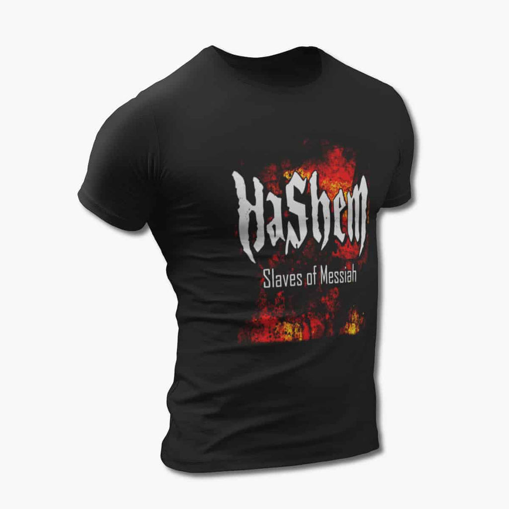 Hashem T-Shirt, Hashem Slaves of Messiah Artwork Black Tee Shirt, Death Metal Merchandise