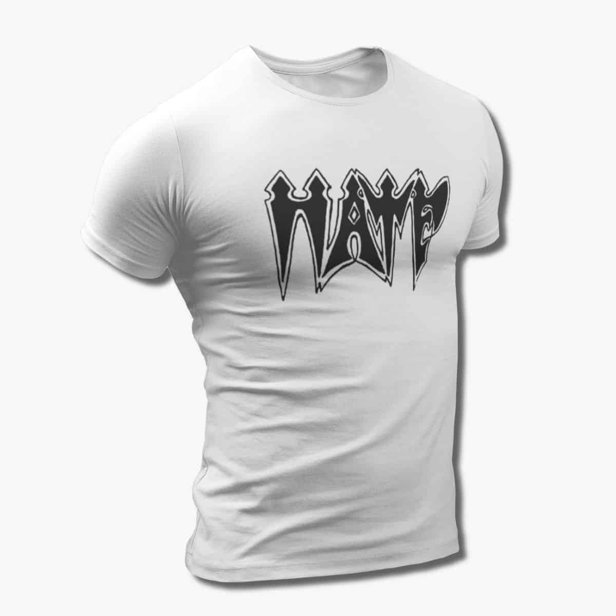 Hate Band T-Shirt, Hate Logo White Tee Shirt, Thrash Metal Merchandise