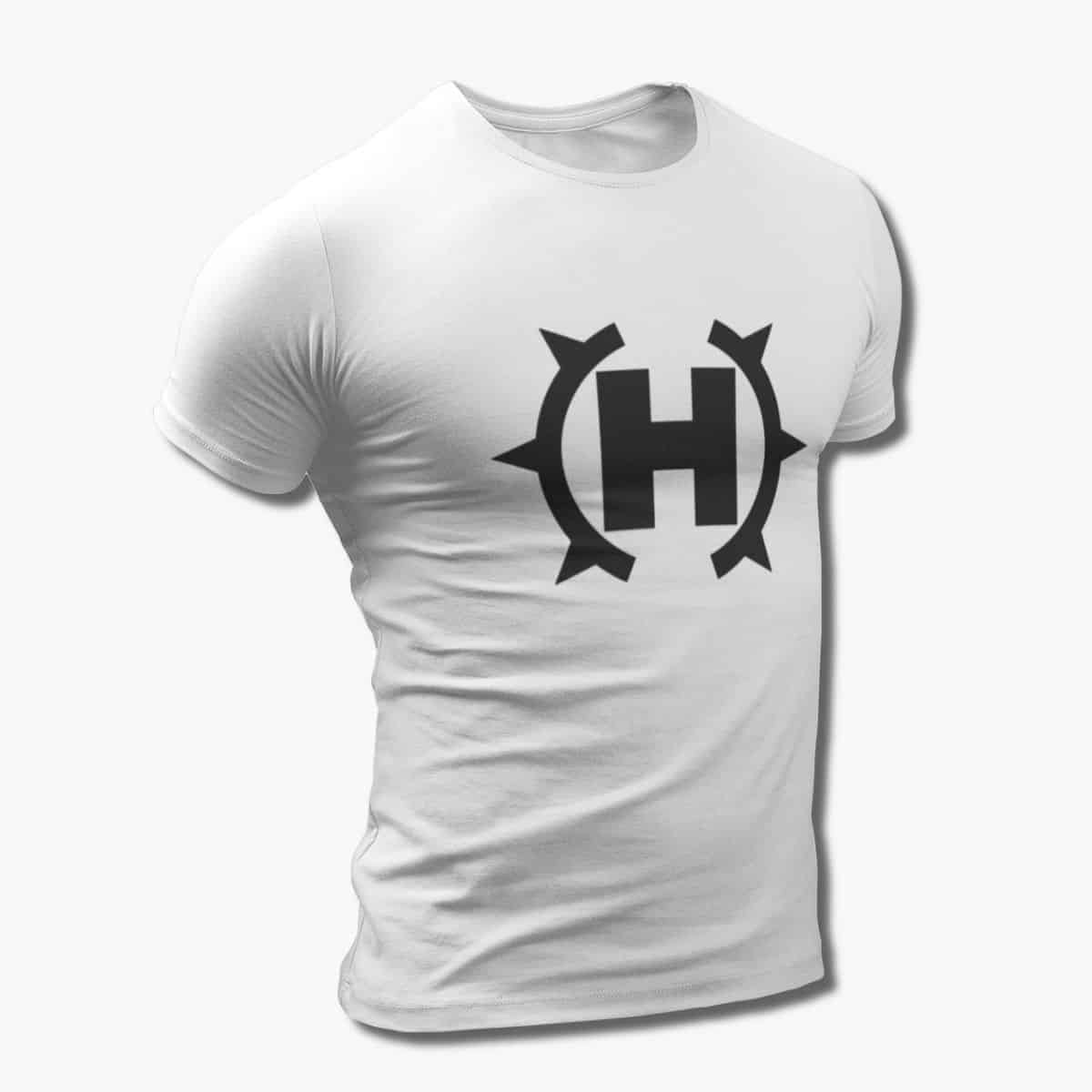 Hate Engine Band T-Shirt, Hate Engine Logo White Tee Shirt, Groove Metal, Metalcore Merchandise