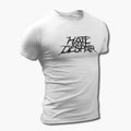 Hate and Despair Band T-Shirt, Hate and Despair Logo White Tee Shirt, Black Metal Merchandise