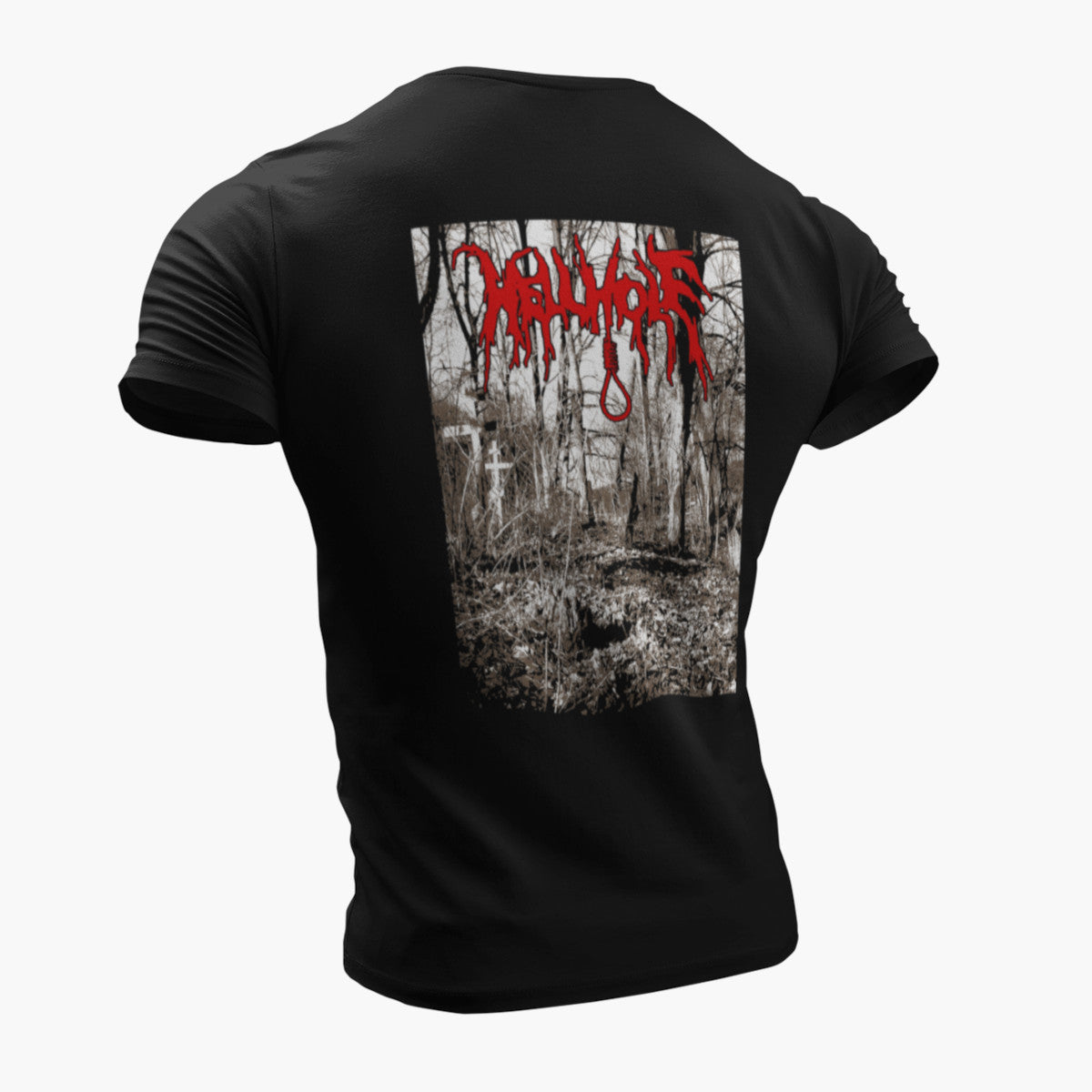 Hellhole T-Shirt, Hellhole Artwork Black T-Shirt