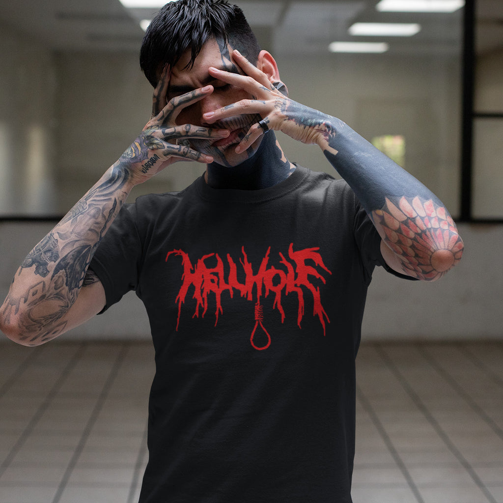 Hellhole T-Shirt, Hellhole Logo Black T-Shirt
