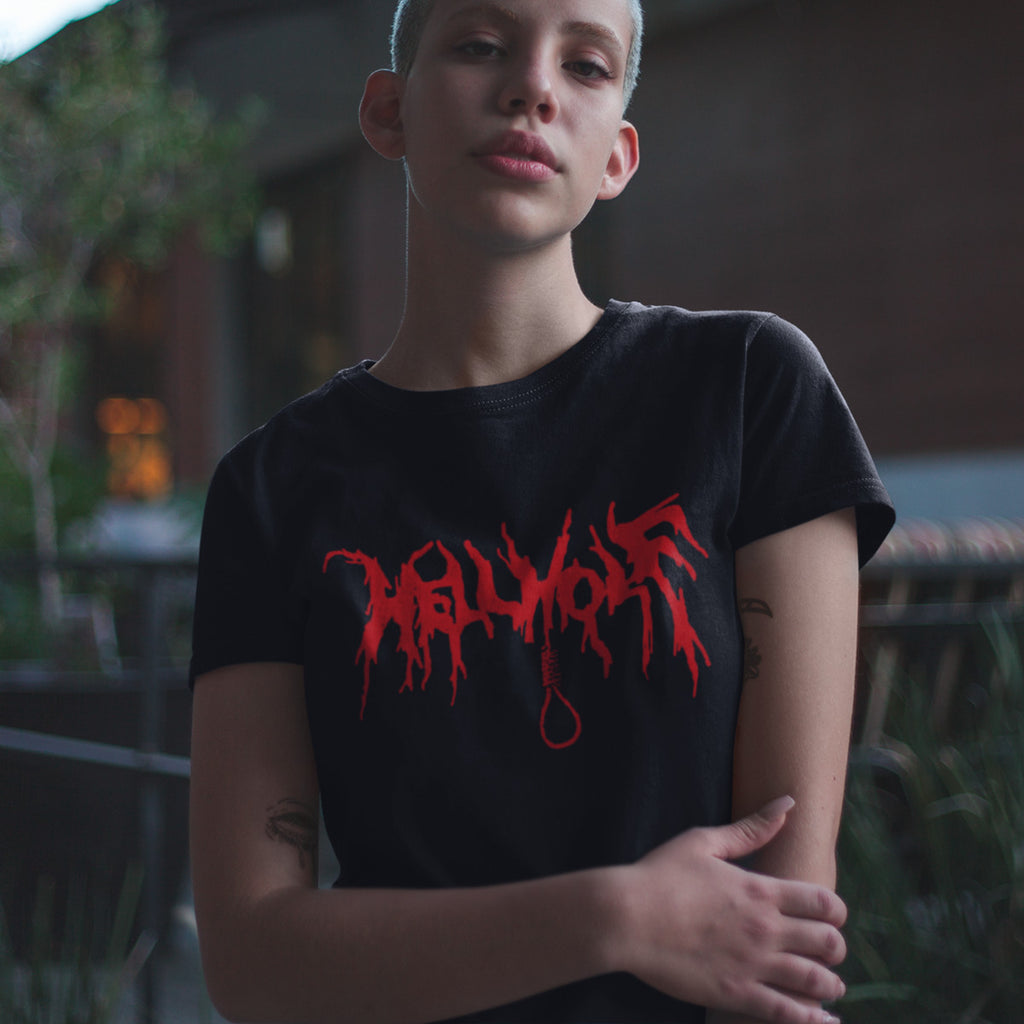 Hellhole T-Shirt, Hellhole Logo Black T-Shirt