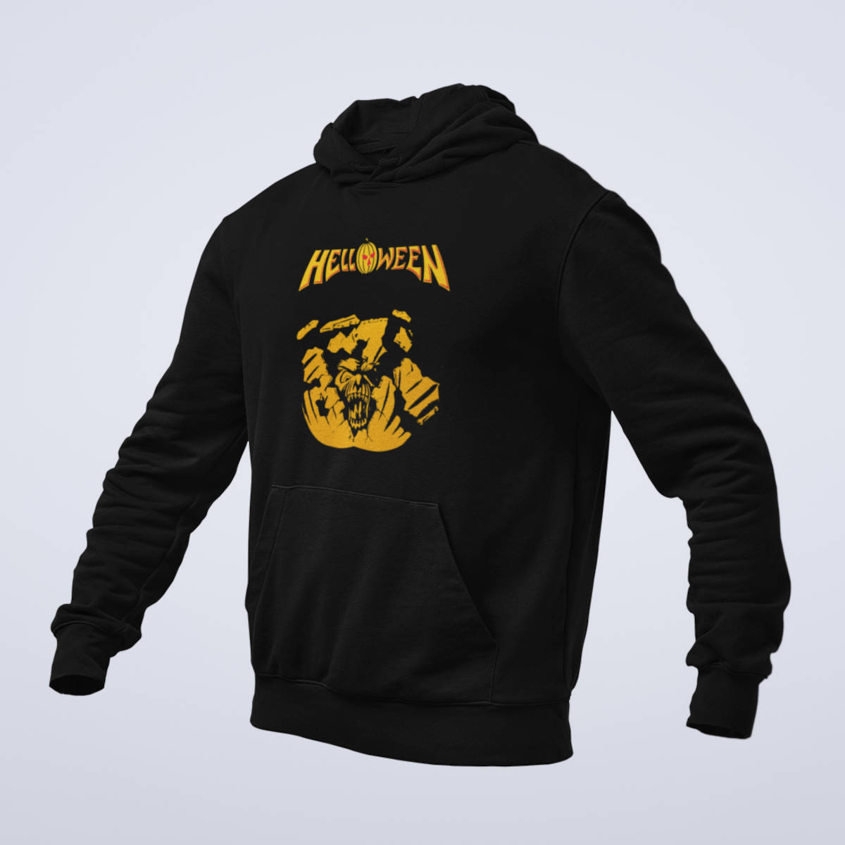 Helloween Hoodie, Helloween Artwork Black Hoodie, Power Metal Merchandise