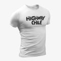 Highway Chile T-Shirt, Highway Chile Logo White T-Shirt, Hard Rock Merchandise