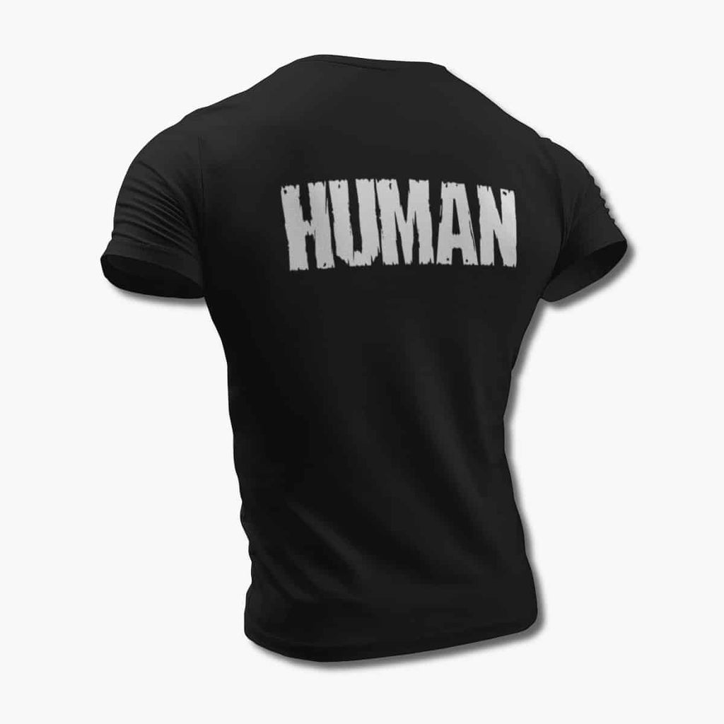 Human T-Shirt, Human Logo Black Tee Shirt, Thrash Metal Merchandise