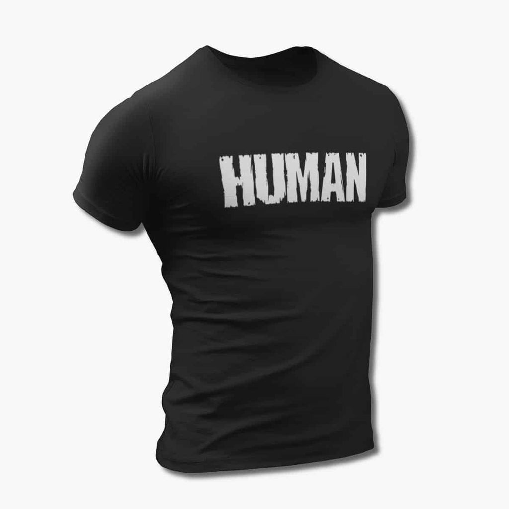 Human T-Shirt, Human Logo Black Tee Shirt, Thrash Metal Merchandise