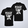 Iggy Pop T-Shirt, Iggy Pop Artwork Black T-Shirt, Hard Rock Merchandise