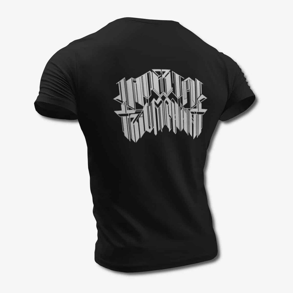 Imperial Triumphant T-Shirt, Imperial Triumphant Logo Black Tee Shirt, Technical Black Metal Merchandise