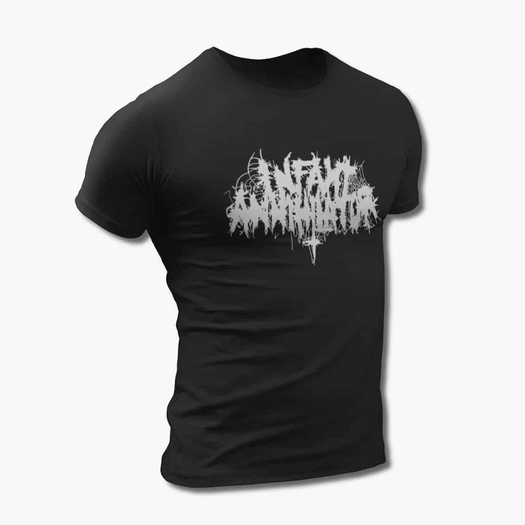 Infant Annihilator Band T-Shirt, Infant Annihilator Logo Black Tee Shirt, Technical Deathcore Merchandise