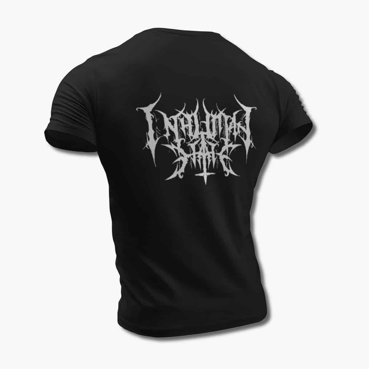 Inhuman Hate T-Shirt, Inhuman Hate Logo Black Tee Shirt, Black Metal Merchandise