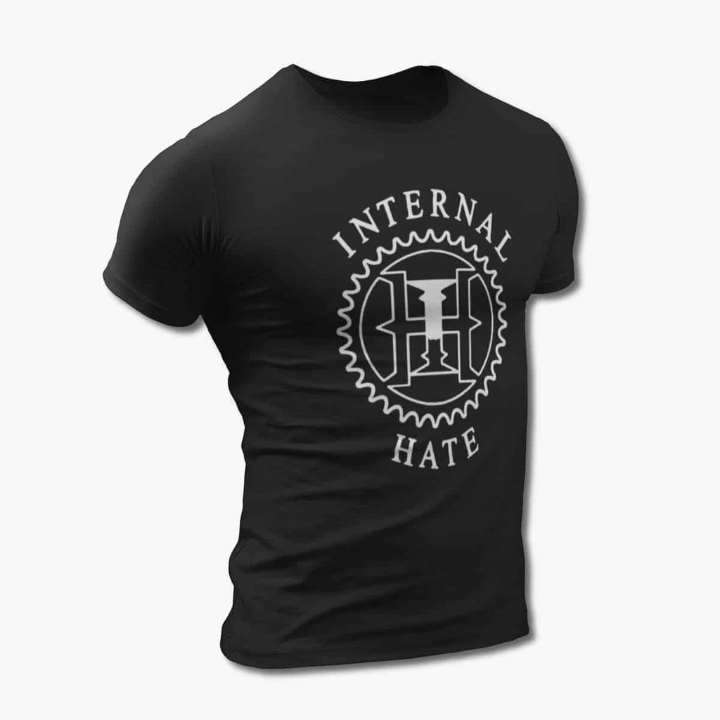 Internal Hate T-Shirt, Internal Hate Logo Black Tee Shirt, Thrash Metal Merchandise