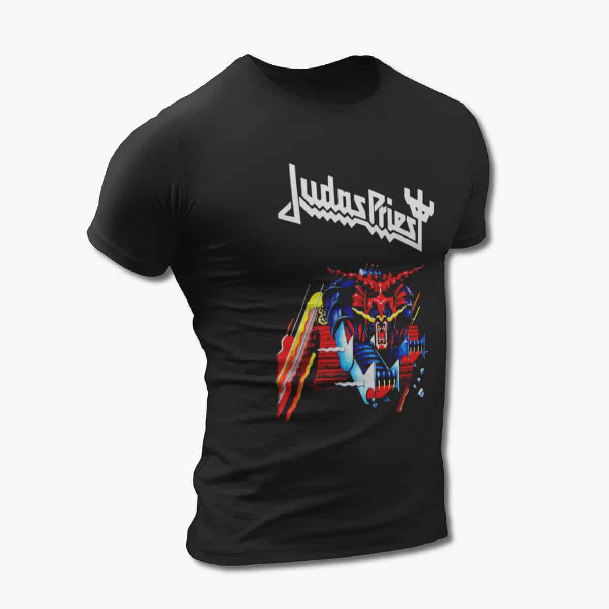 Judas Priest T-Shirt, Judas Priest Defenders Of The Faith Black Tee Shirt, Heavy Metal Merchandise