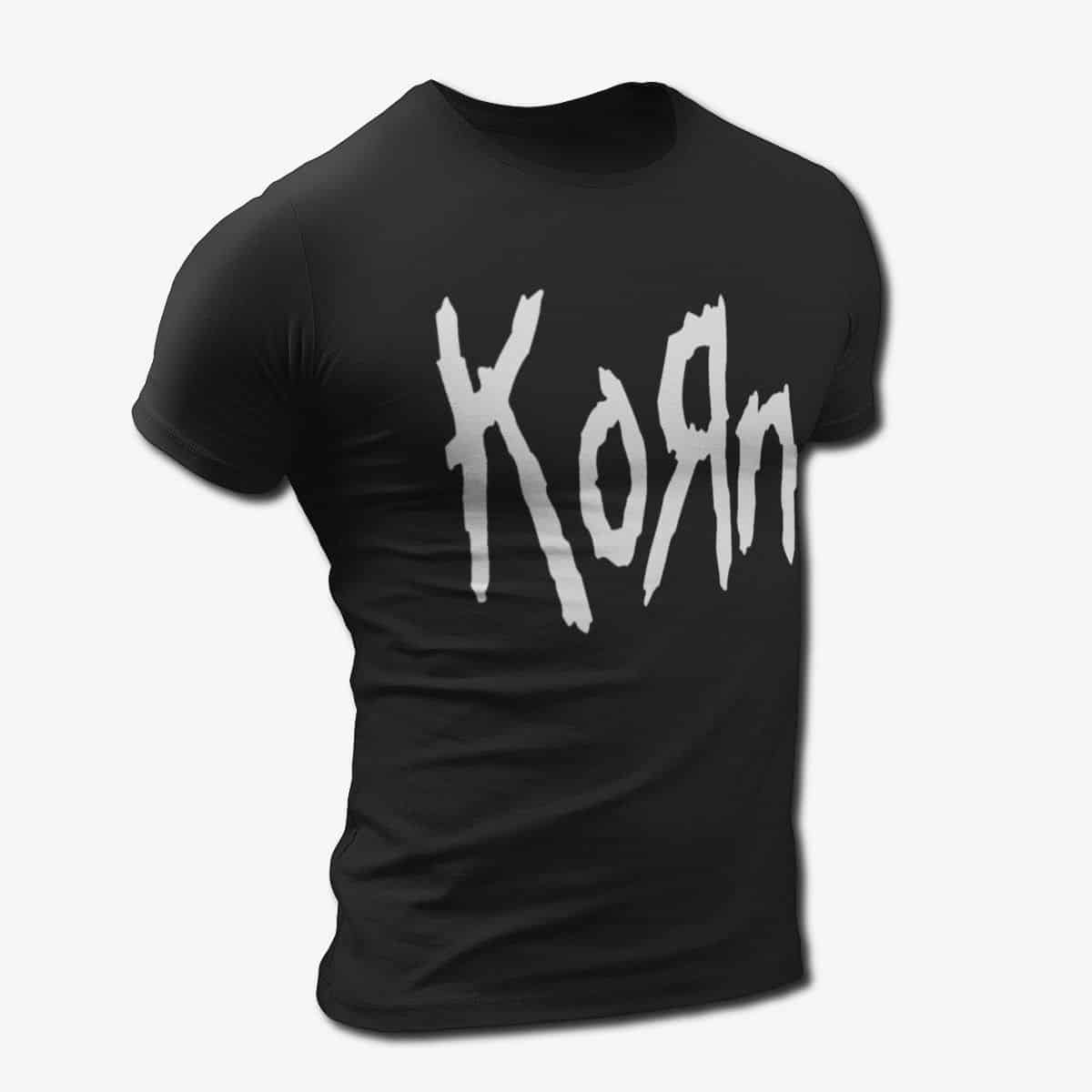 Korn Band T-Shirt, Korn Logo Tee, Nu Metal, Alternative Metal Merch