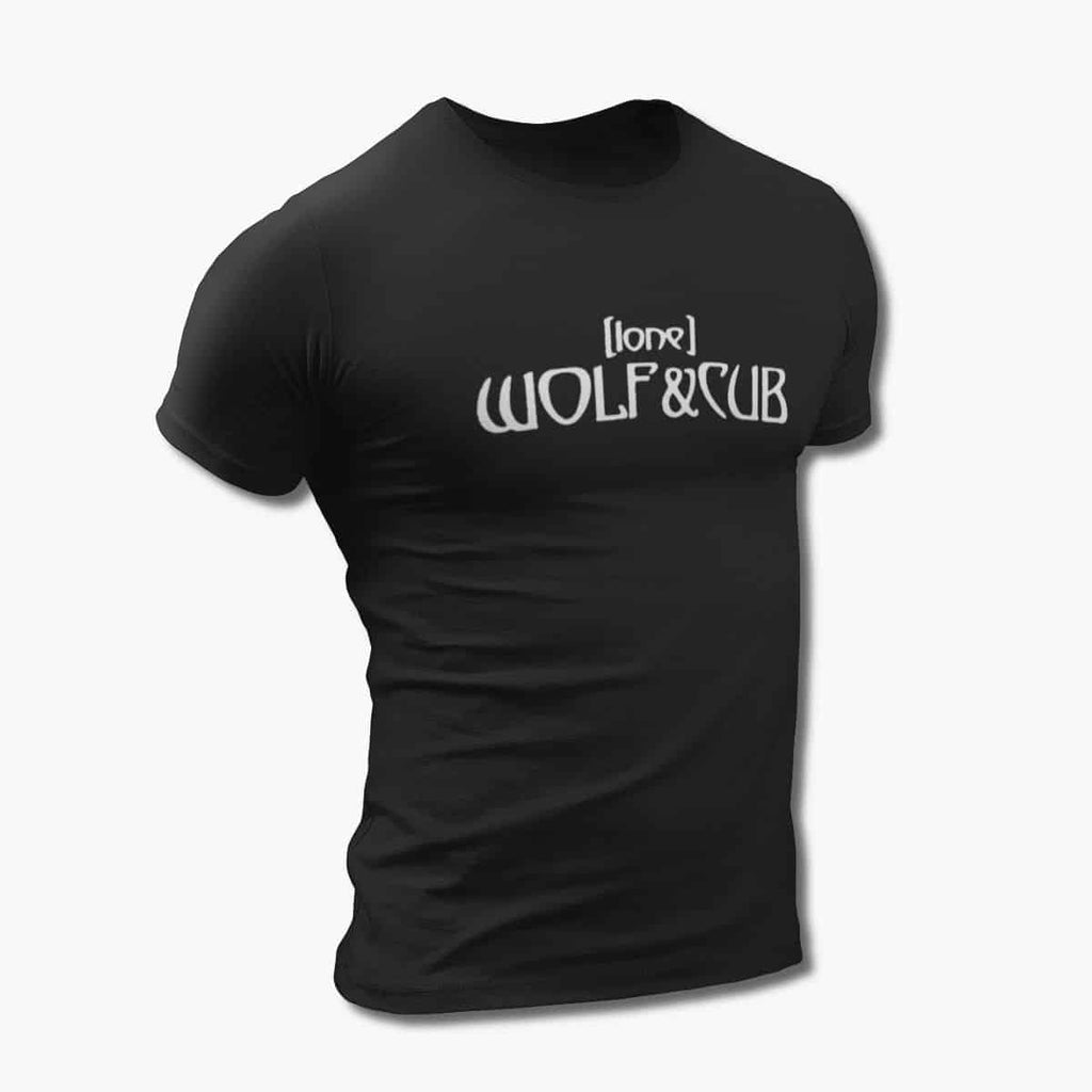 Lone Wolf & Cub Band T-Shirt, (Lone) Wolf & Cub Logo Black Tee Shirt, Progressive Metalcore Merchandise