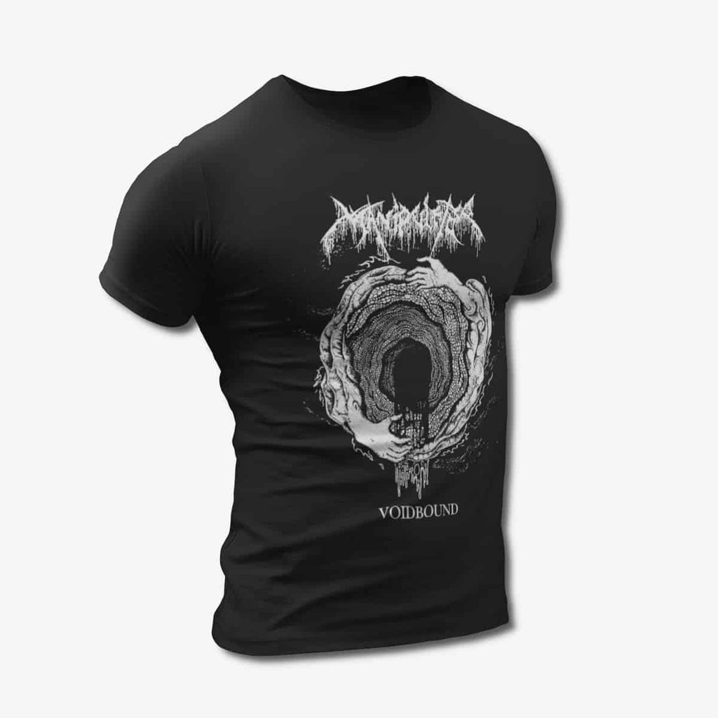 Manipulator T-Shirt, Manipulator Voidbound Black Tee Shirt, Death Metal Merchandise