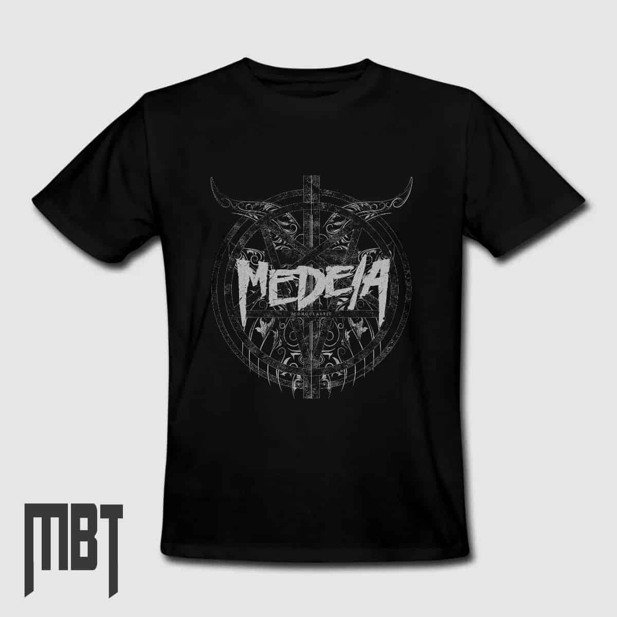 Medeia T-Shirt, Medeia Iconoclastic Tee-Shirt #1, Alternative Death Metal, Metal Merch