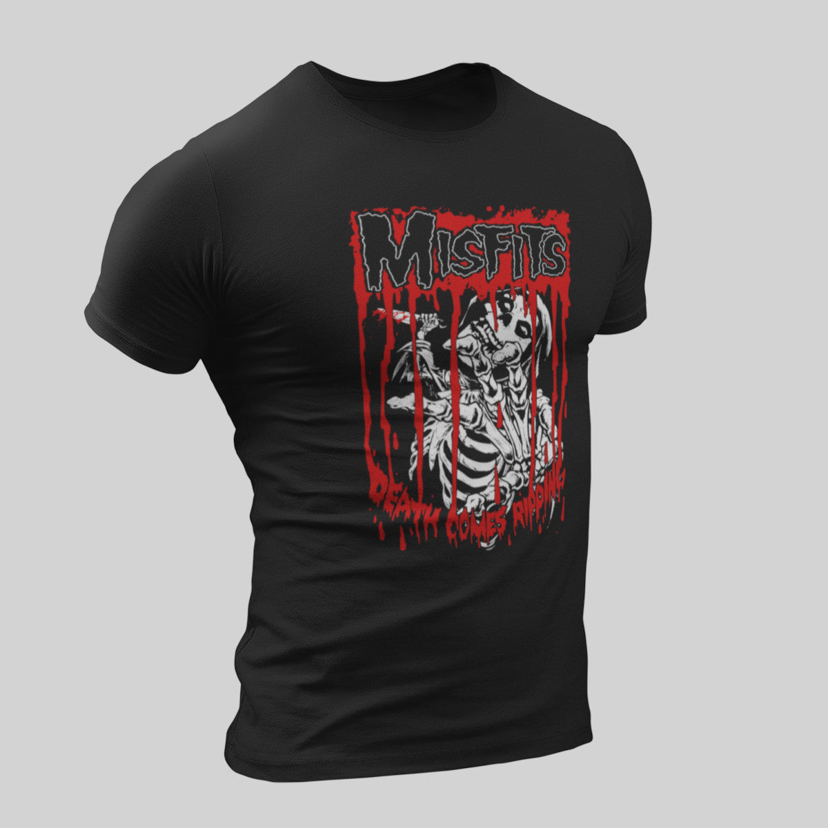 Misfits T-Shirt, Misfits Death Comes Ripping Black T-Shirt