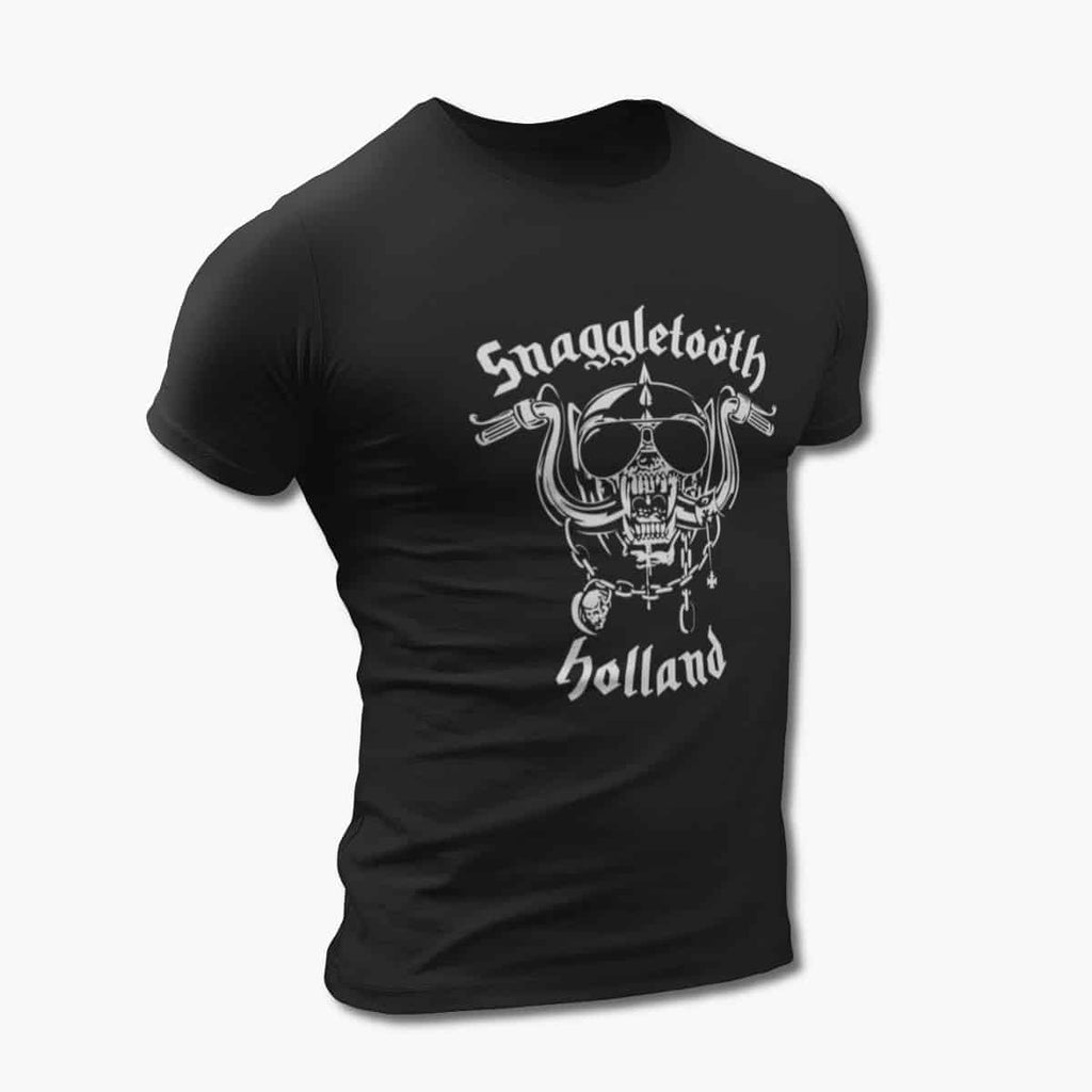 Motorhead T-Shirt, Motörhead Holland Black Tee Shirt, Heavy Metal Merchandise