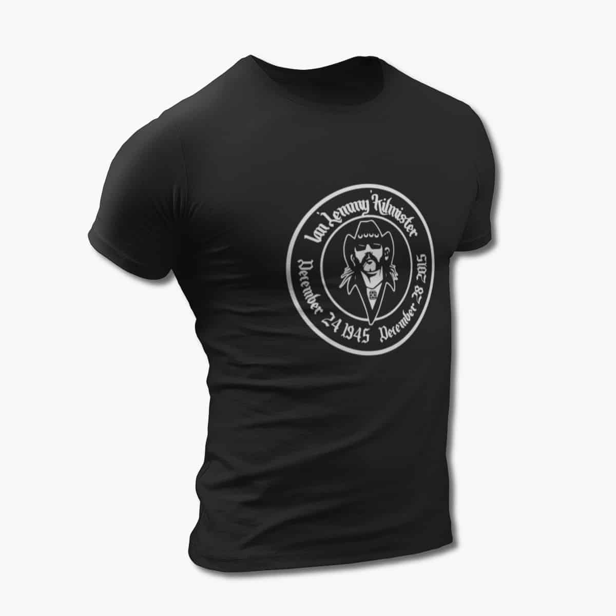 Motorhead T-Shirt, Motörhead Ian Lemmy Kilmister Black Tee Shirt, Heavy Metal Merchandise