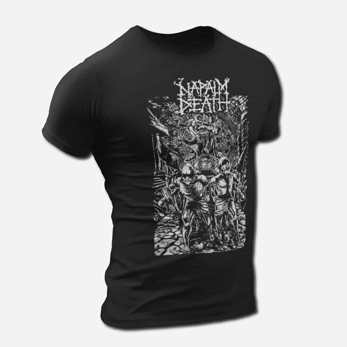 Napalm Death Artwork T-Shirt, Death Metal Merch