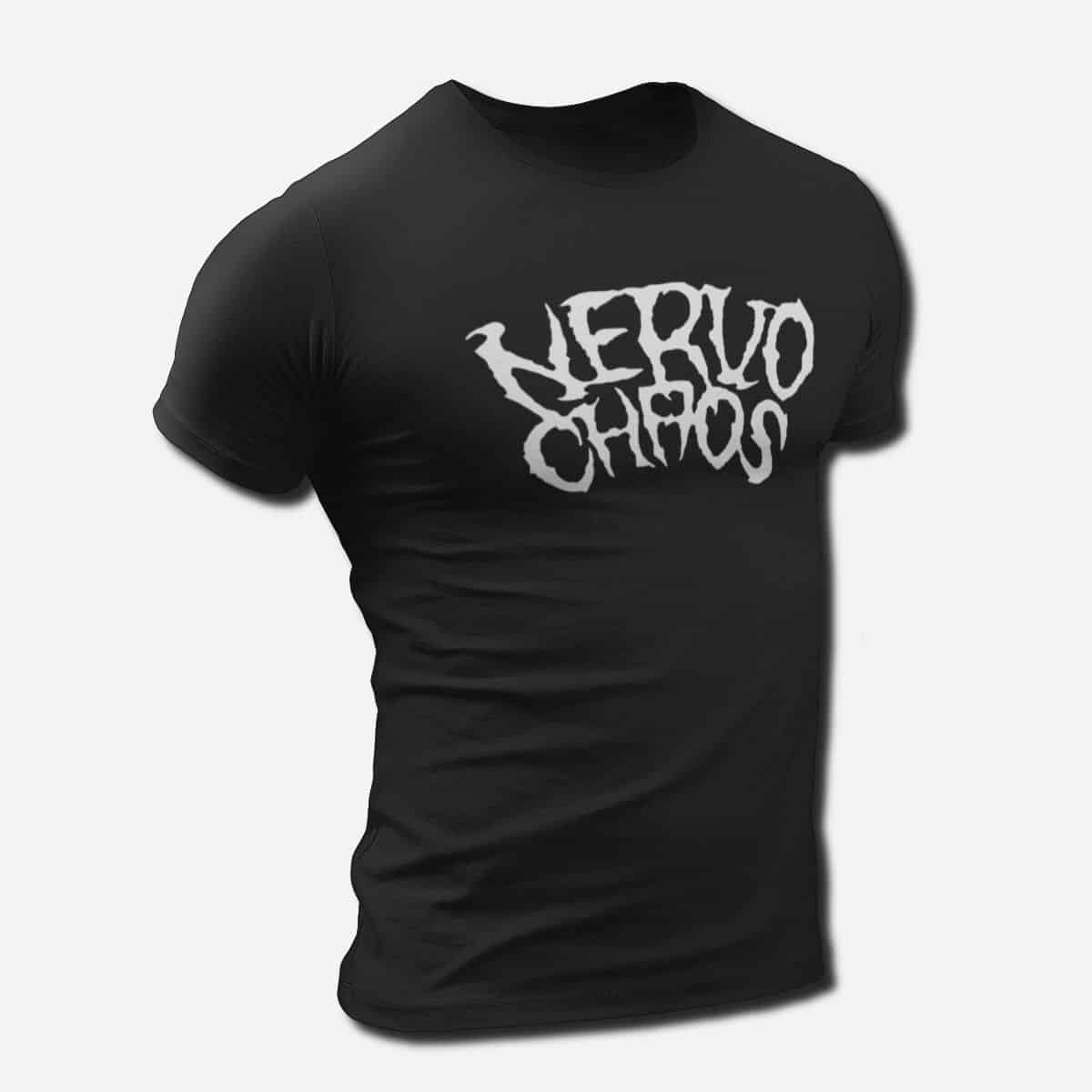 Nervochaos Band T-Shirt, Nervochaos Logo Tee Shirt, Death Metal Merch