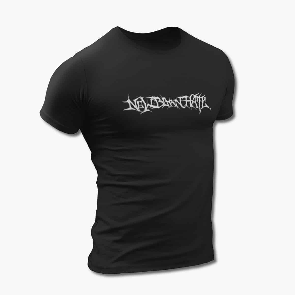 New Born Hate T-Shirt, New Born Hate Logo Black Tee Shirt, Thrash Metal, Death Metal Merchandise