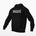 Night Hoodie, Night Logo Black Hoodie, Hard Rock Merchandise