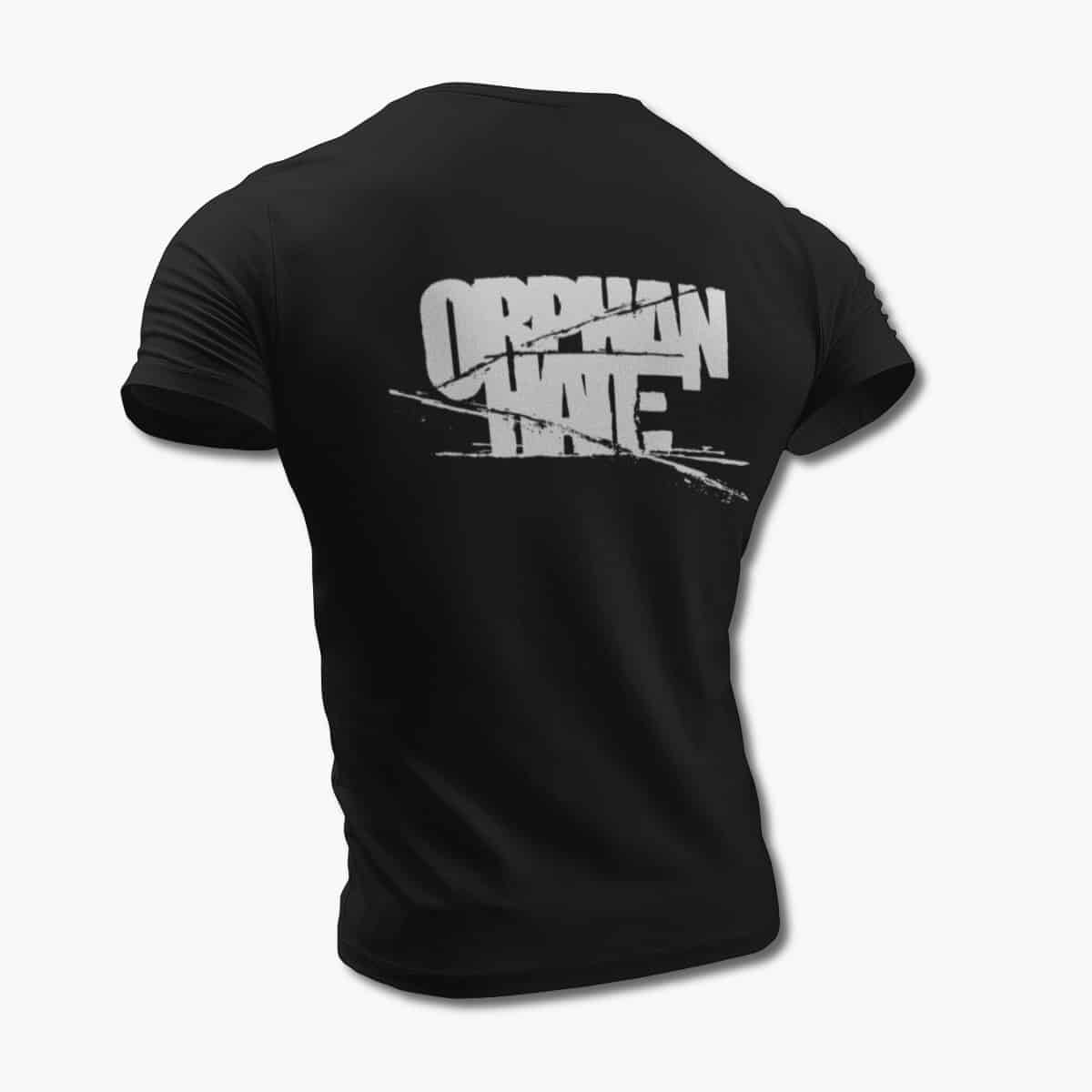 Orphan Hate T-Shirt, Orphan Hate Logo Black Tee Shirt, Melodic Thrash Metal Merchandise