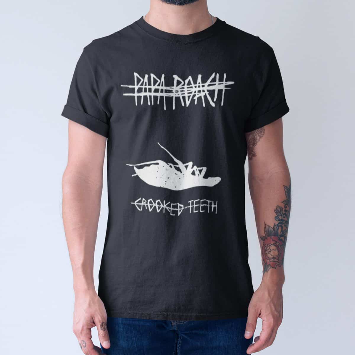 Papa Roach Crooked Teeth T-Shirt, Metal Merch