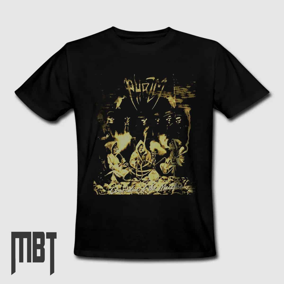 Phazm T-Shirt, Phazm Cornerstone Of The Macabre Tee-Shirt, Death n Roll Metal, Metal Merch