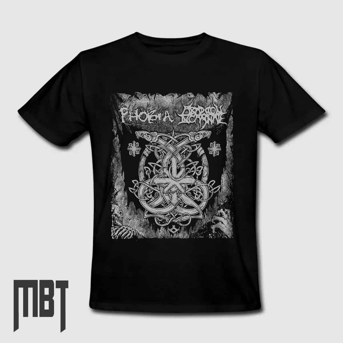 Phobia T-Shirt, Phobia Abaddon Incarnate 5 Tee-Shirt #5, Grindcore Metal, Crust Punk, Metal Merch