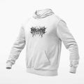 Pyracantha Hoodie, Pyracantha Logo White Hoodie, Black Metal Merchandise
