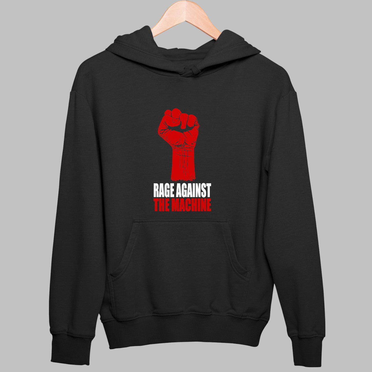 Rage Against The Machine Hoodie, Rage Against The Machine Artwork Black Hoodie