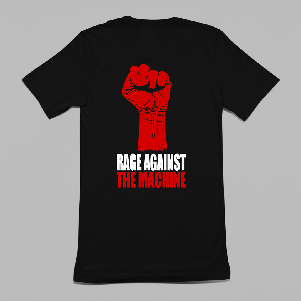 Rage Against The Machine T-Shirt, Rage Against The Machine Artwork Black T-Shirt