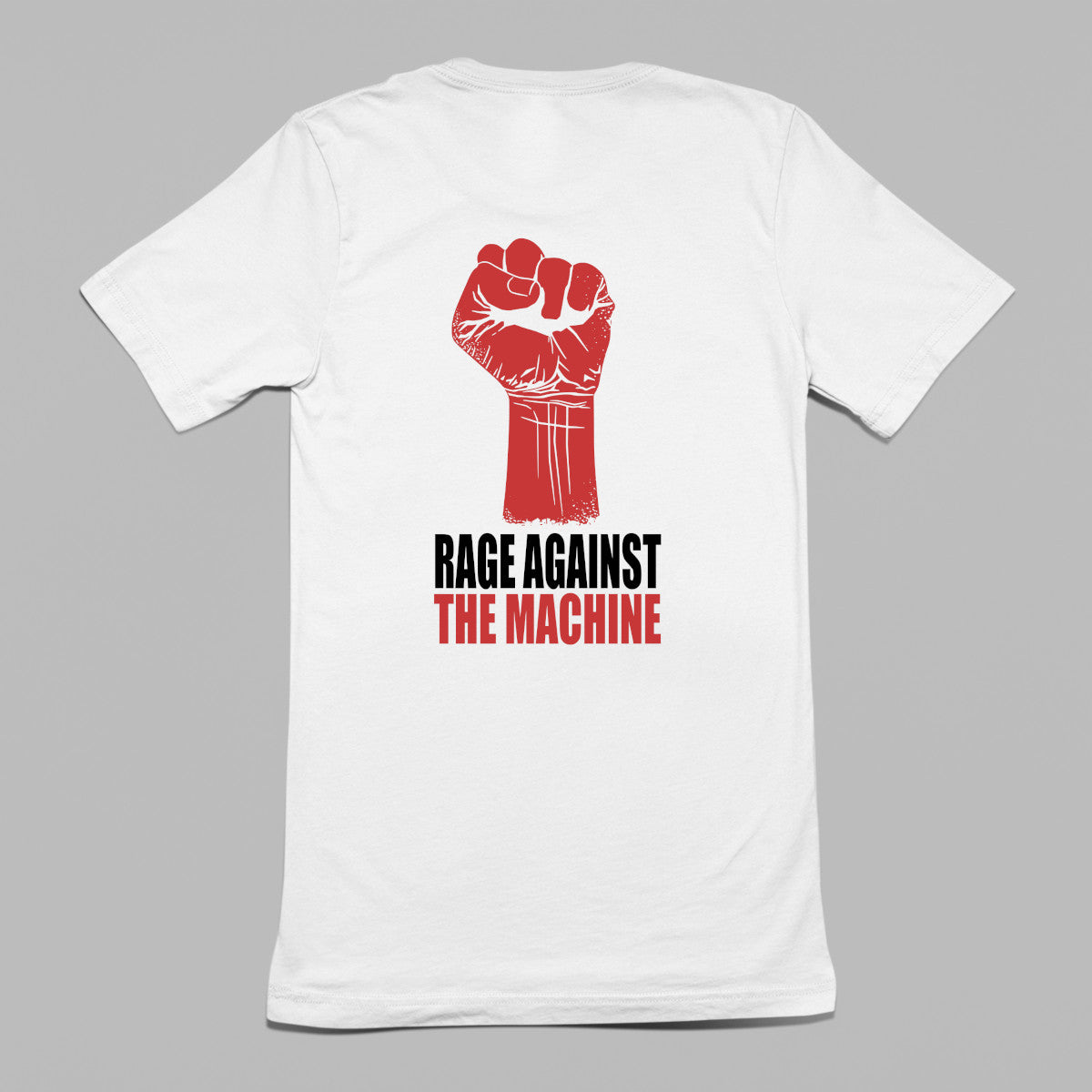 Rage Against The Machine T-Shirt, Rage Against The Machine Artwork White T-Shirt