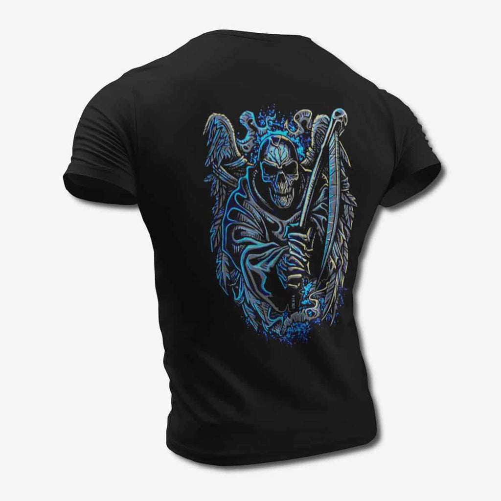Reaper T-Shirt, Grim Reaper Artwork Black T-Shirt