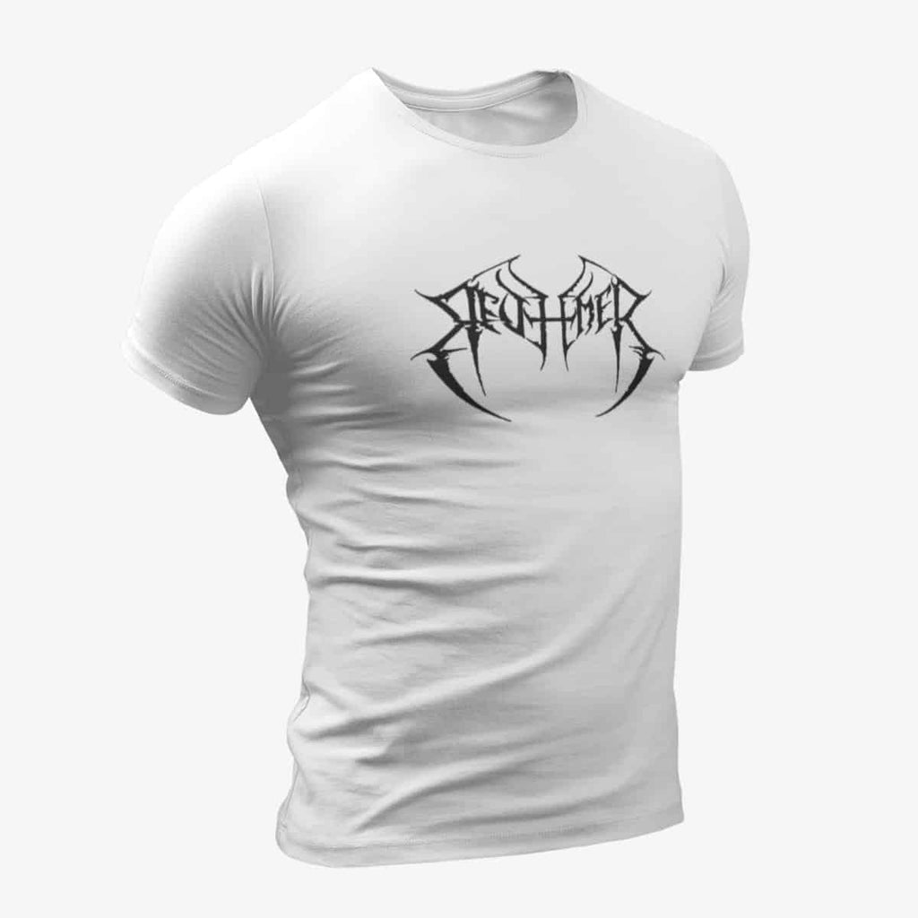 Redeemer T-Shirt, Redeemer Logo White T-Shirt, Doom Metal Merchandise