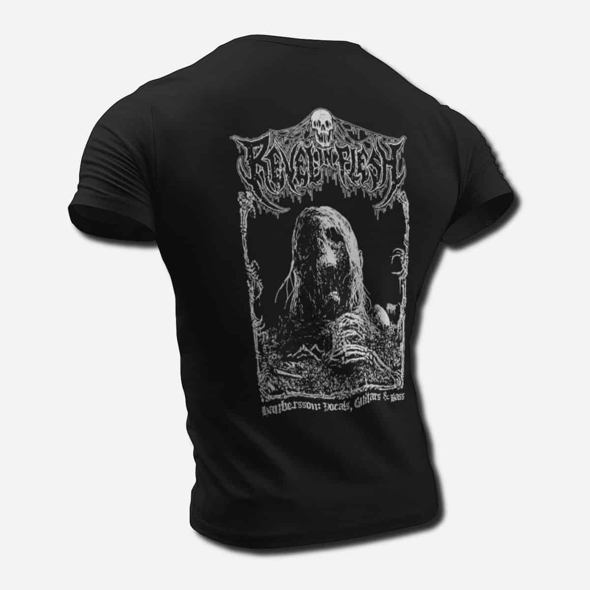 Revel In Flesh Band T-Shirt,  Revel In Flesh Artwork Tee Shirt, Death Metal Merch