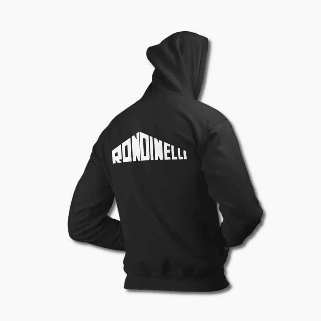 Rondinelli Hoodie, Rondinelli Logo Black Hoodie, Heavy Metal Merchandise